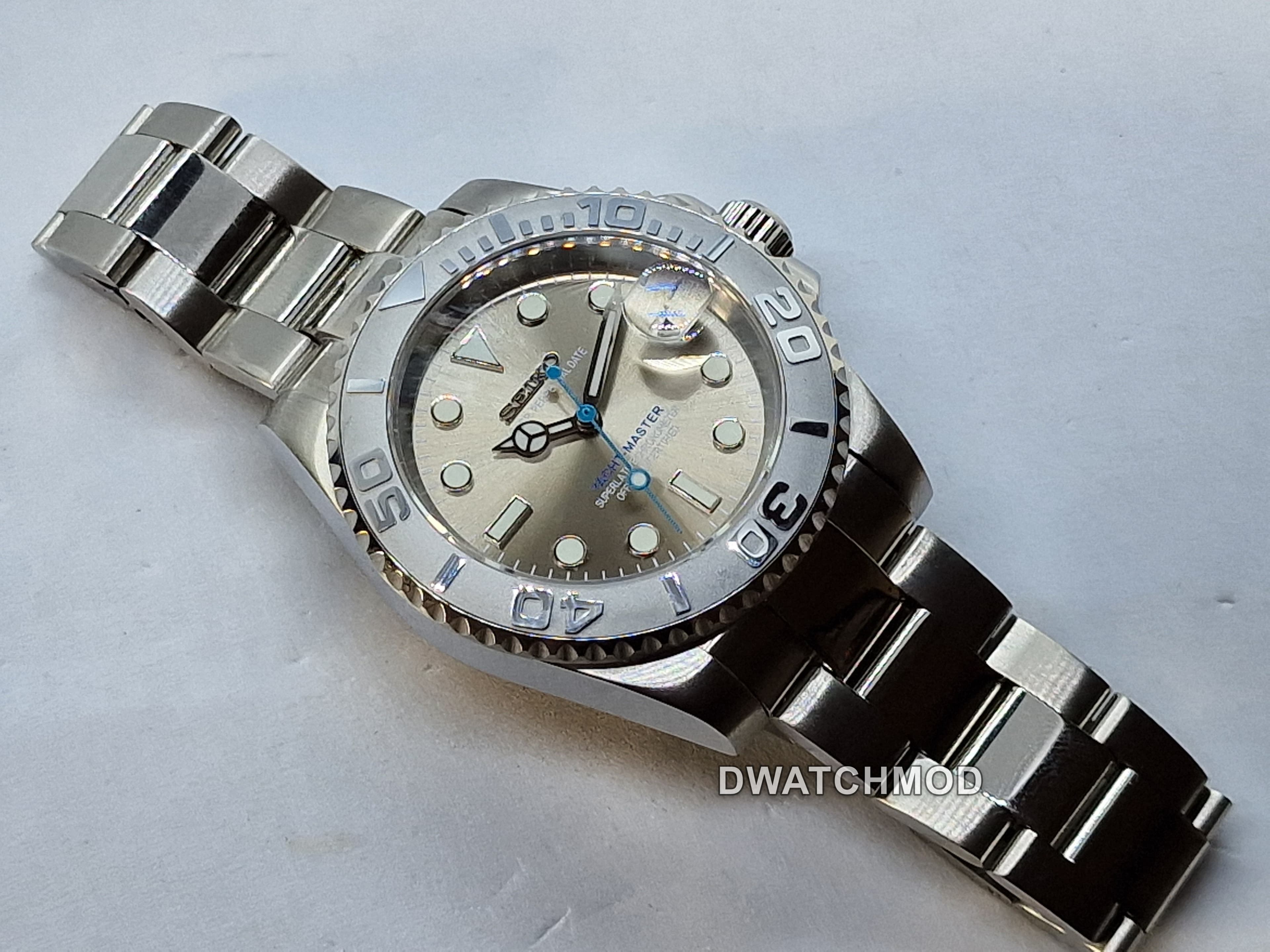 Orologio Mod Yachtmaster Nh35 automatico 40mm Oyster vetro zaffiro — foto 5