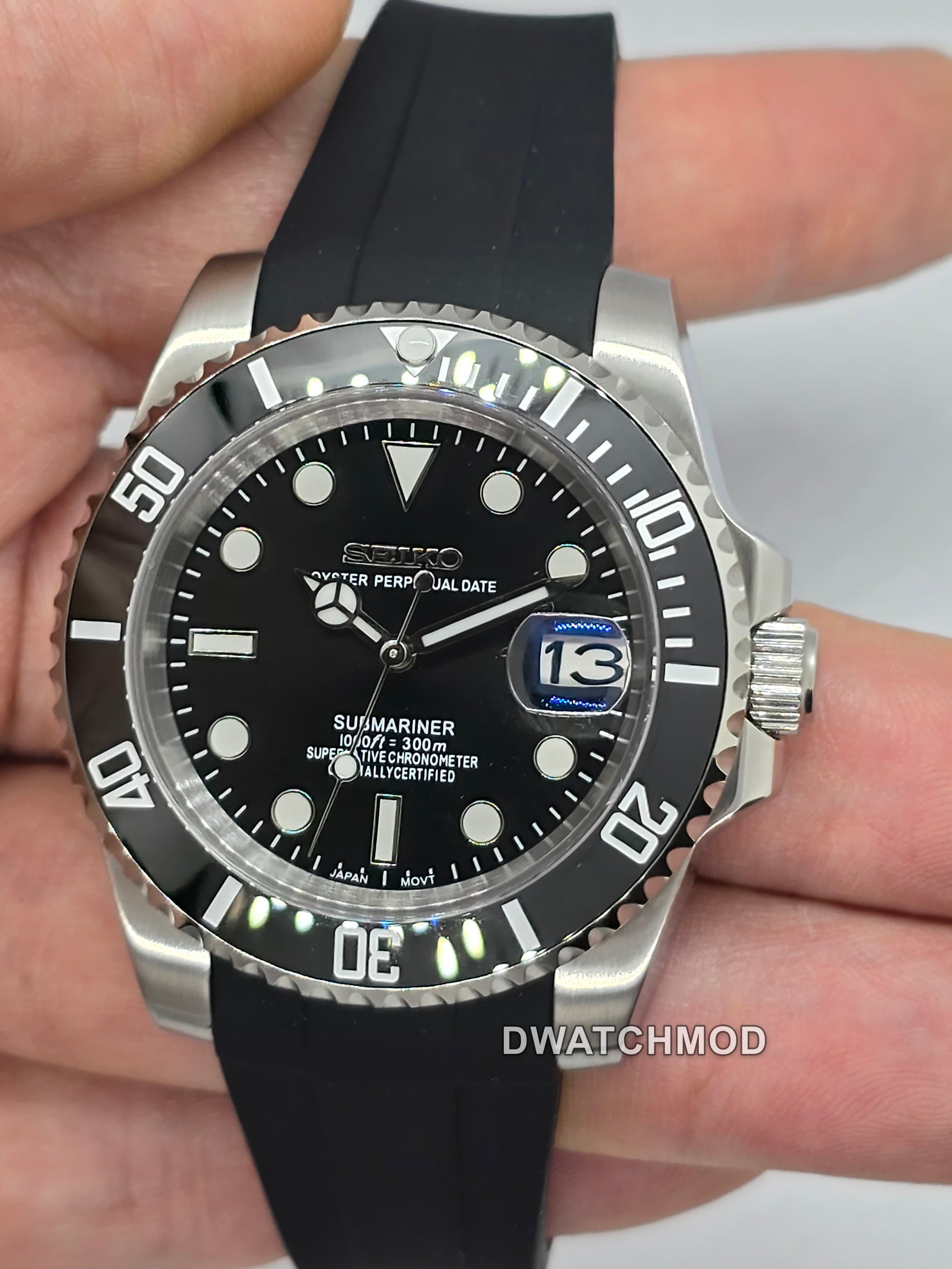 Orologio Mod Submariner Nh35 automatico 40mm vetro zaffiro — foto 10