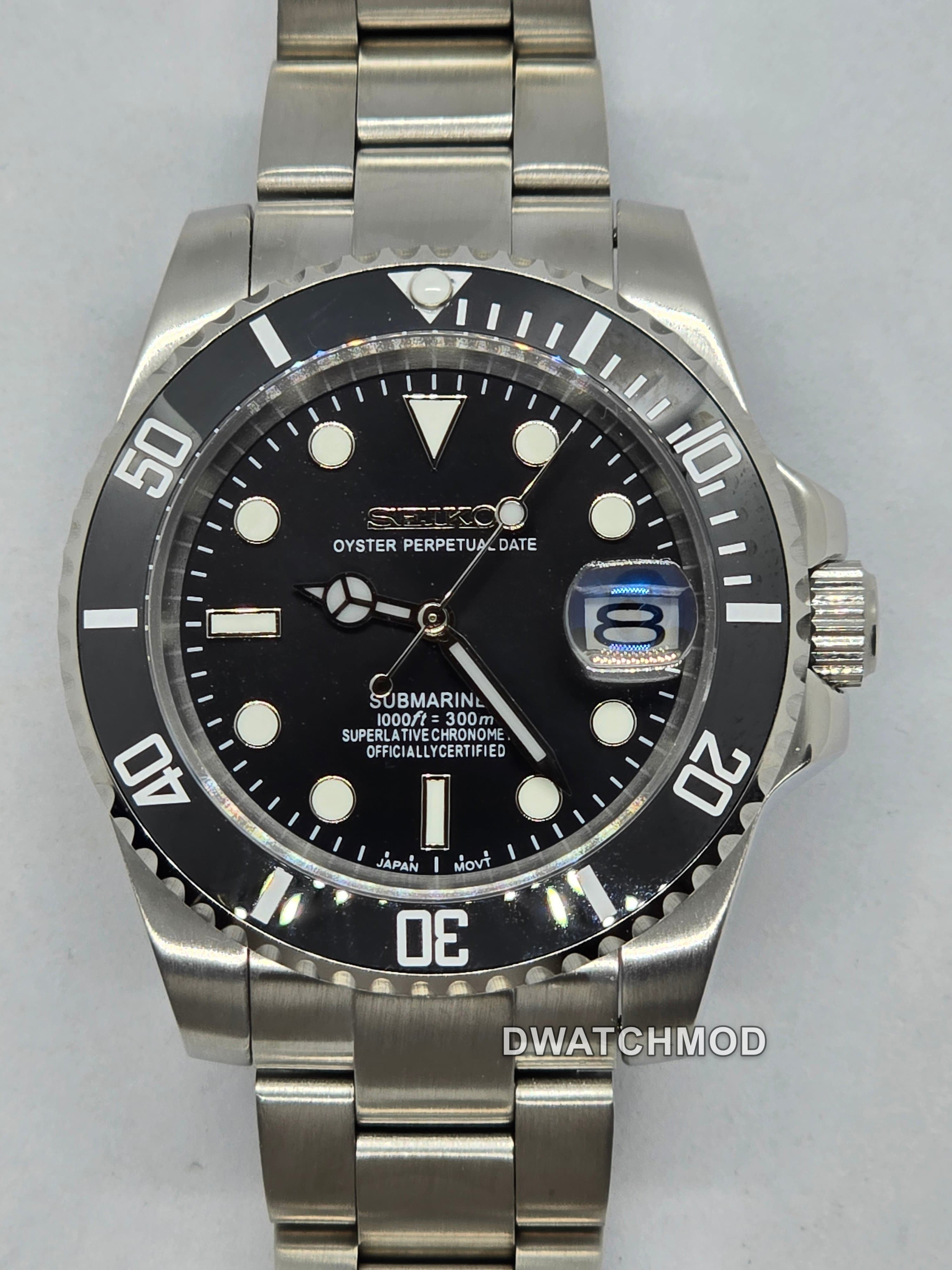 Orologio Mod Submariner Nh35 automatico 40mm vetro zaffiro — foto 12