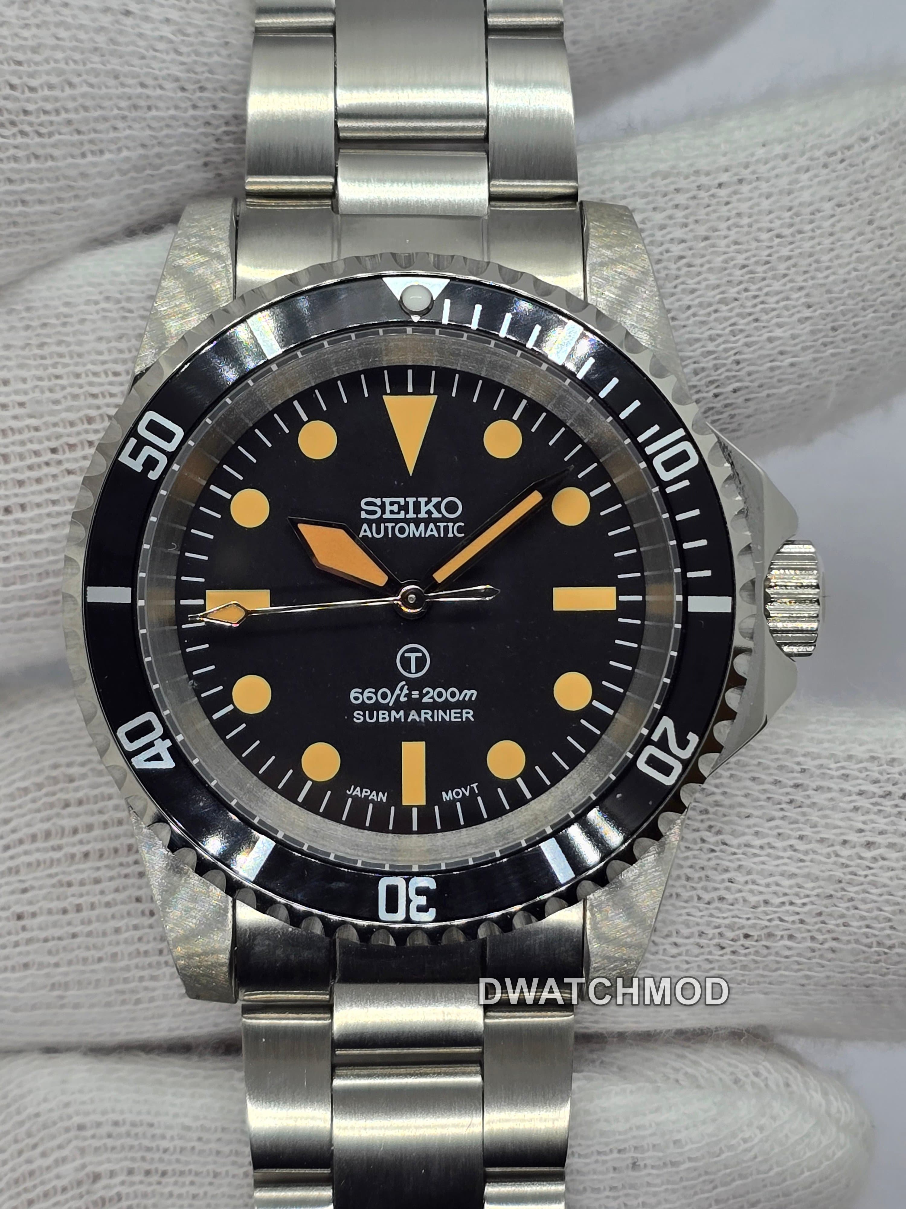 Orologio Mod Milsub Submariner Nh35 automatico 39mm vetro zaffiro