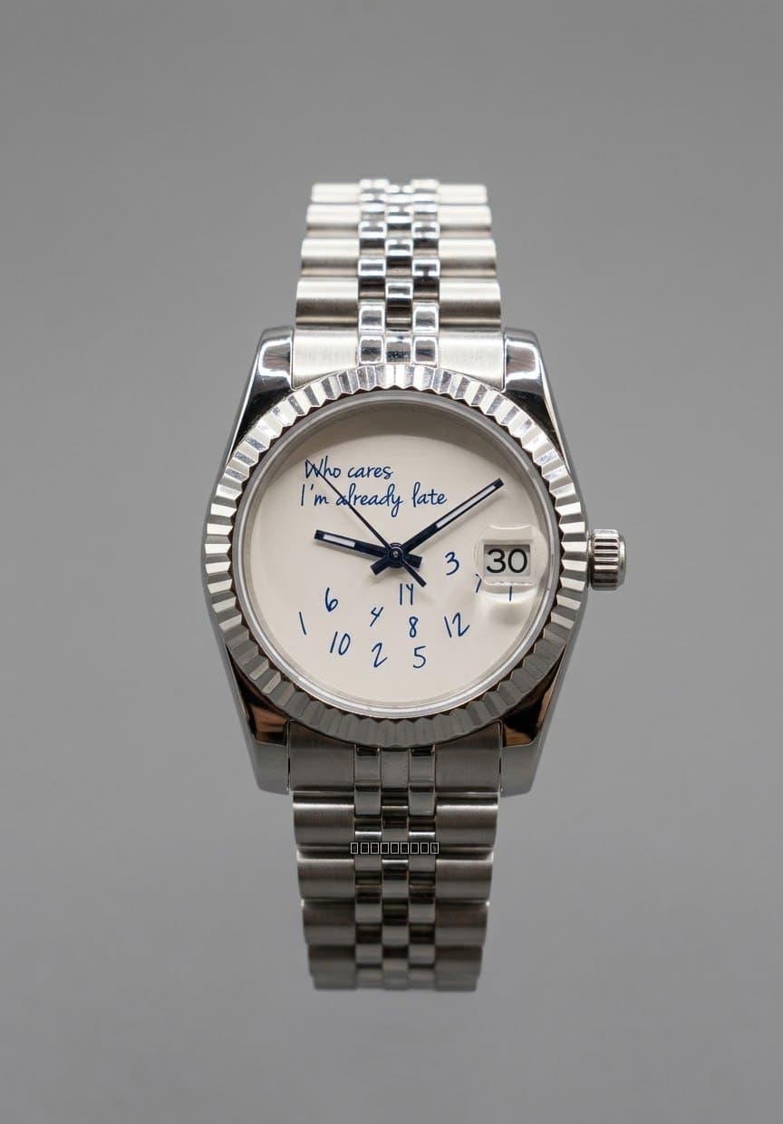 Orologio Mod Datejust Nh35 automatico 36mm vetro zaffiro cinturino Jubilee