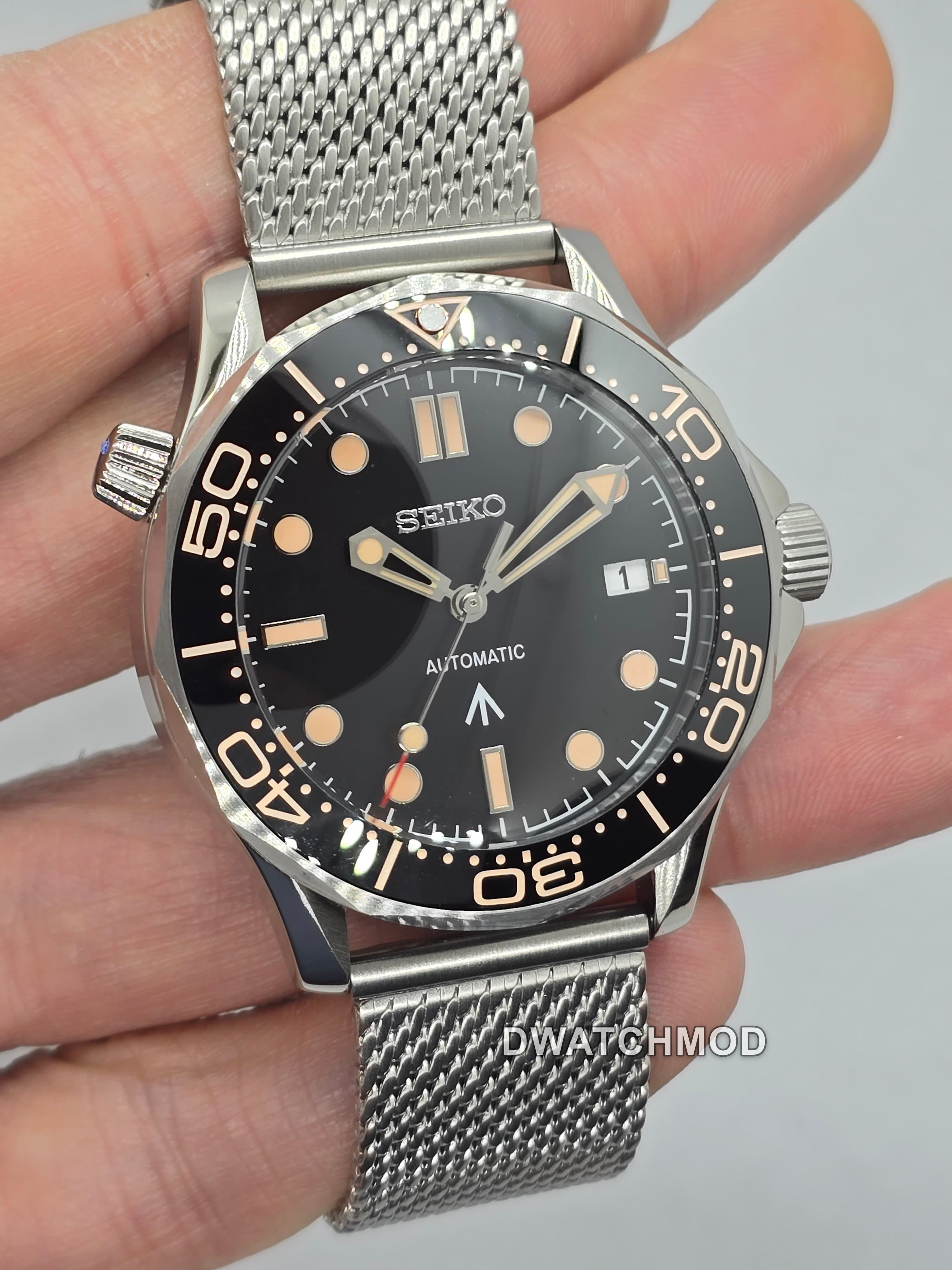 Orologio Mod Seamaster Bond 007 Nh35 automatico 42mm vetro zaffiro