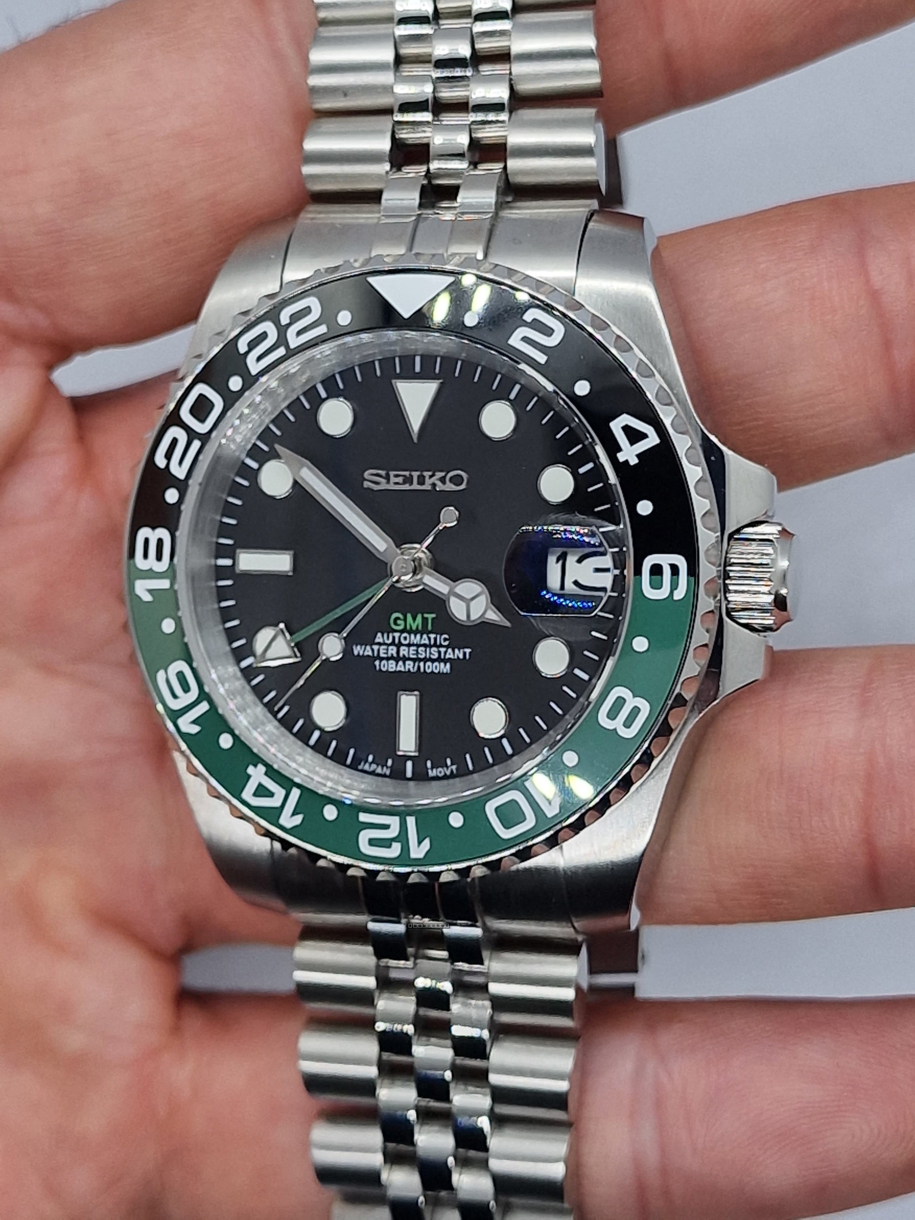 Orologio Mod Gmt Sprite Nh34 automatico 40mm vetro zaffiro
