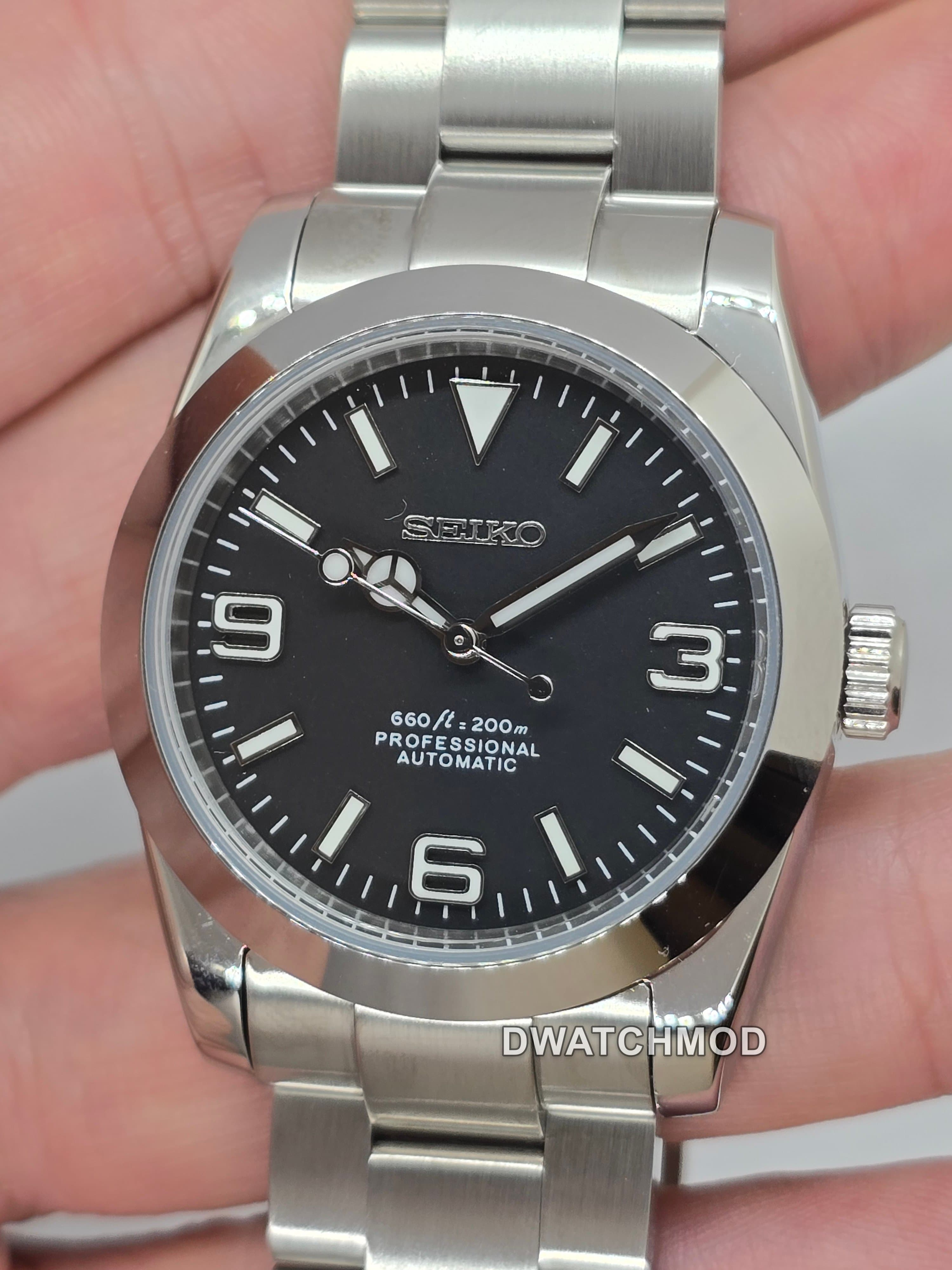 Orologio Mod Explorer Nh35 automatico 39mm vetro zaffiro
